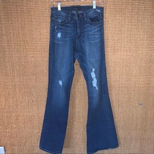 Cute Flare Flying Monkey Jeans